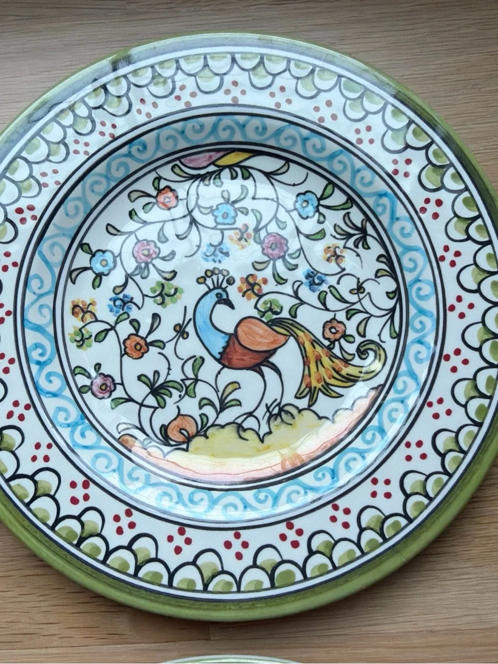 Rare Set of 4 Mixed Williams Sonoma Melamine Nazari Salad Plates 8.75”